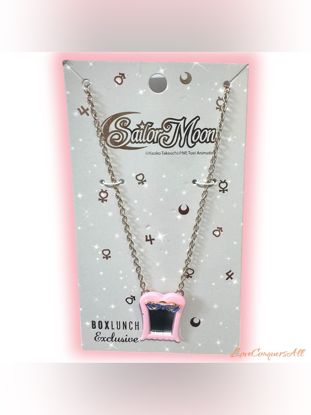 Sailor Moon Pink Mirror Necklace